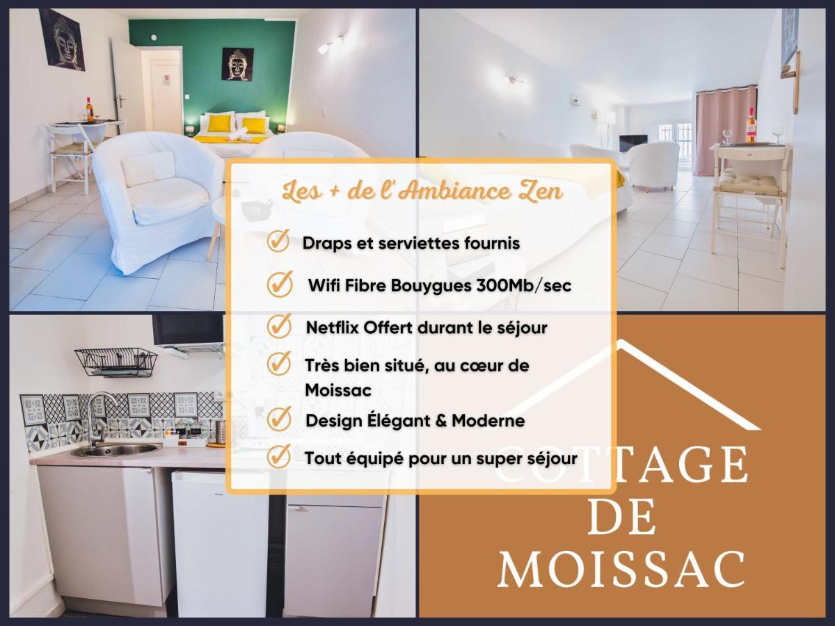 Apt T1 Cosy Et Ambiance Zen "Cottage De Moissac" Zewnętrze zdjęcie